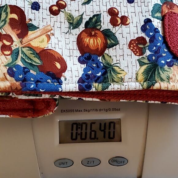 New Longaberger Homestead Collection Fruit Handbag Purse Tote Bag Small - Picture 11 of 11